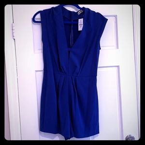Cobalt blue sexy romper